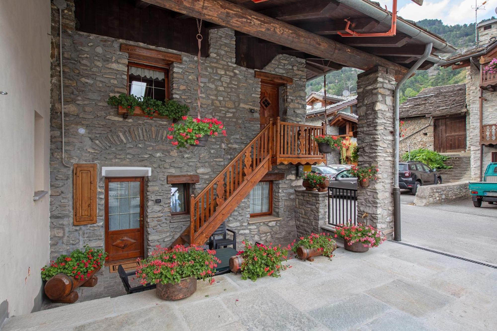 Casa Piertor Morgex Villa Bagian luar foto
